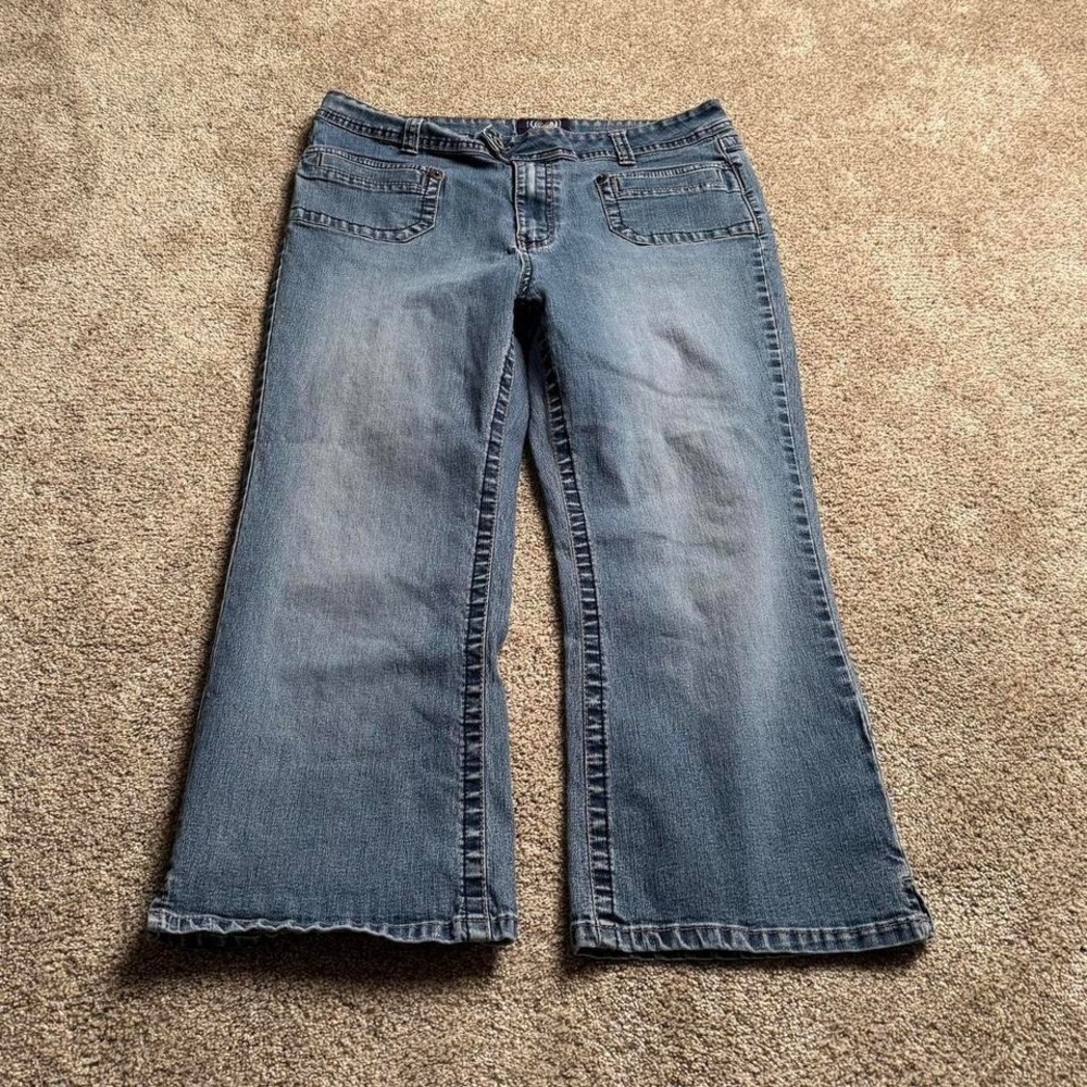 ANGELS WELT POCKET DENIM CAPRIS